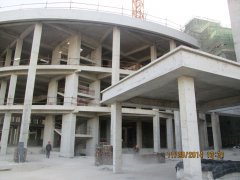 香河区域分公司第二项目部老年公寓综合体封顶